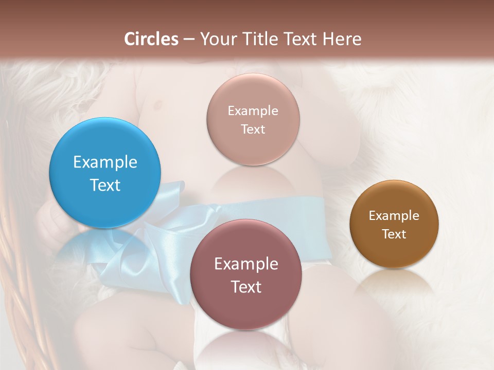 Child Fluffy Blue PowerPoint Template