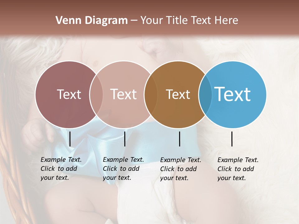 Child Fluffy Blue PowerPoint Template