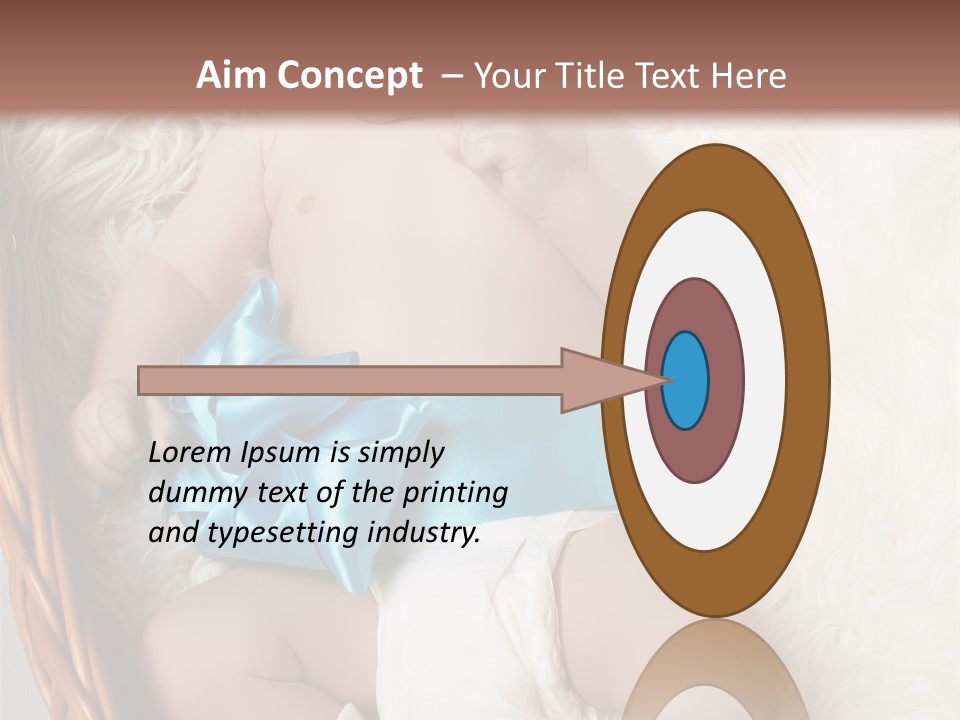 Child Fluffy Blue PowerPoint Template