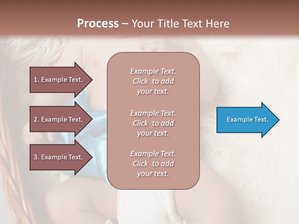 Child Fluffy Blue PowerPoint Template