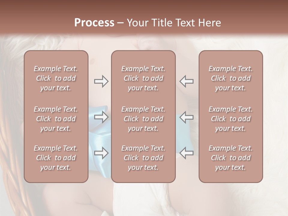 Child Fluffy Blue PowerPoint Template