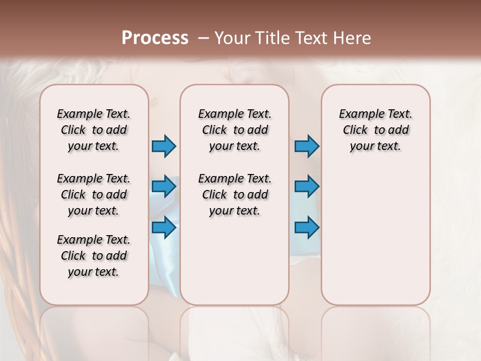 Child Fluffy Blue PowerPoint Template