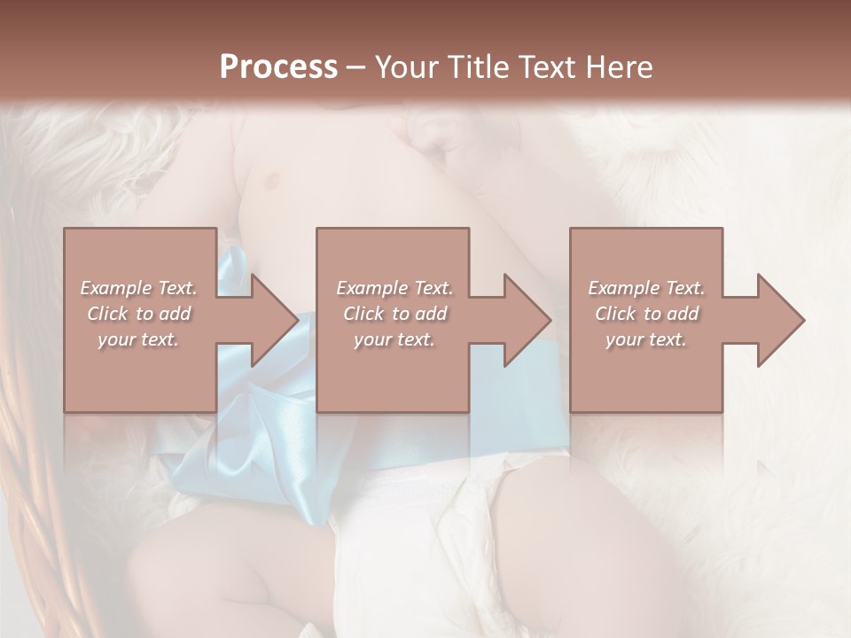 Child Fluffy Blue PowerPoint Template