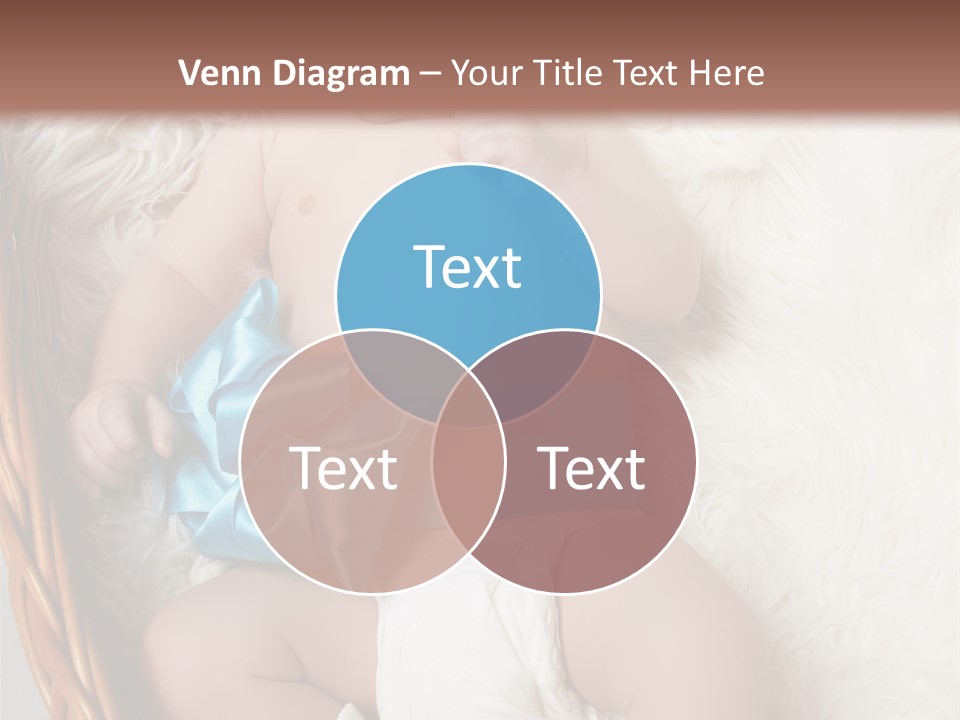 Child Fluffy Blue PowerPoint Template