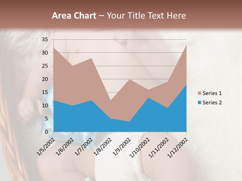 Child Fluffy Blue PowerPoint Template