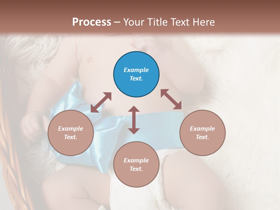 Child Fluffy Blue PowerPoint Template