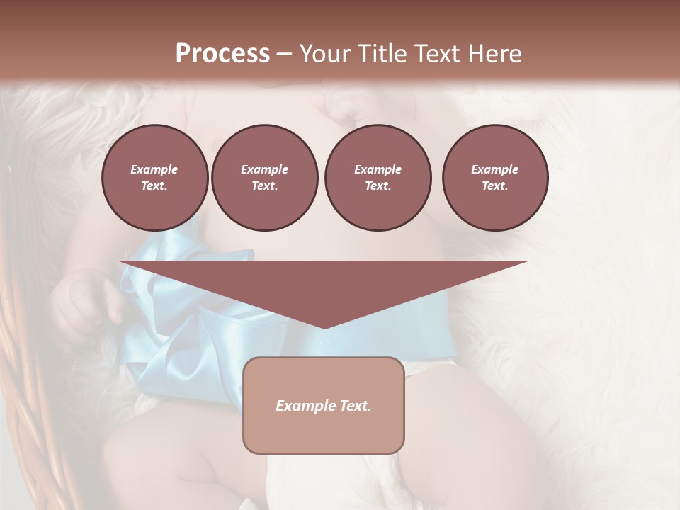 Child Fluffy Blue PowerPoint Template