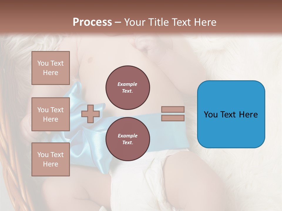 Child Fluffy Blue PowerPoint Template