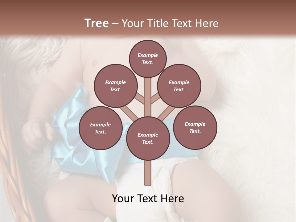 Child Fluffy Blue PowerPoint Template