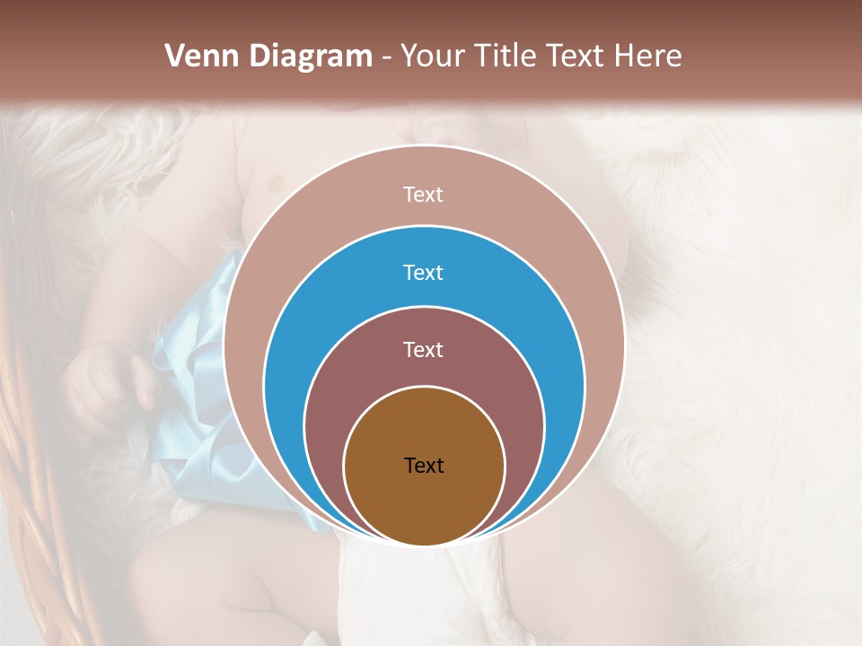 Child Fluffy Blue PowerPoint Template