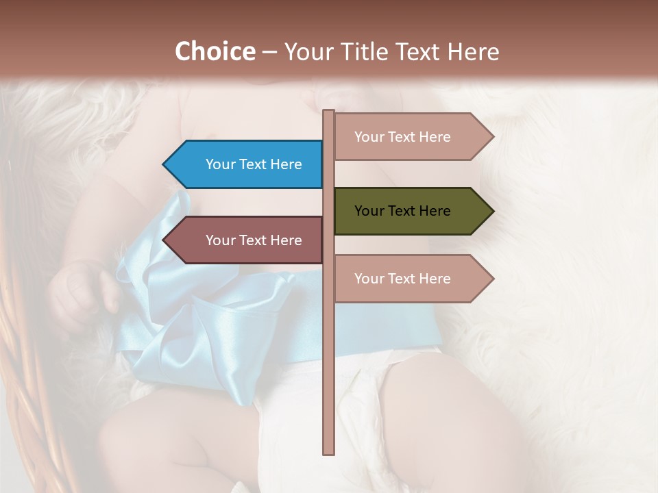 Child Fluffy Blue PowerPoint Template