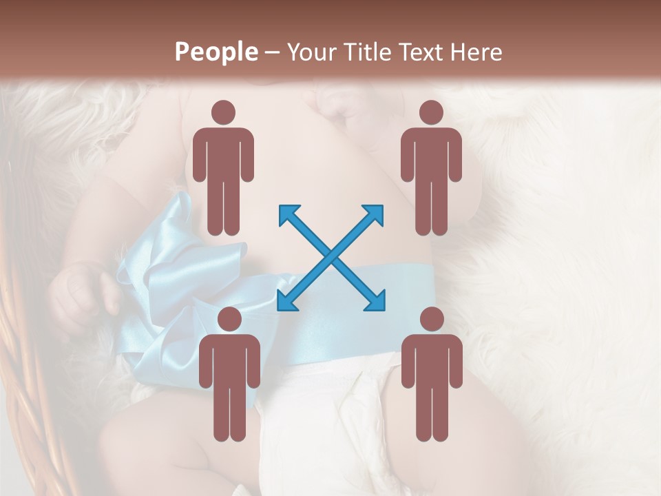 Child Fluffy Blue PowerPoint Template