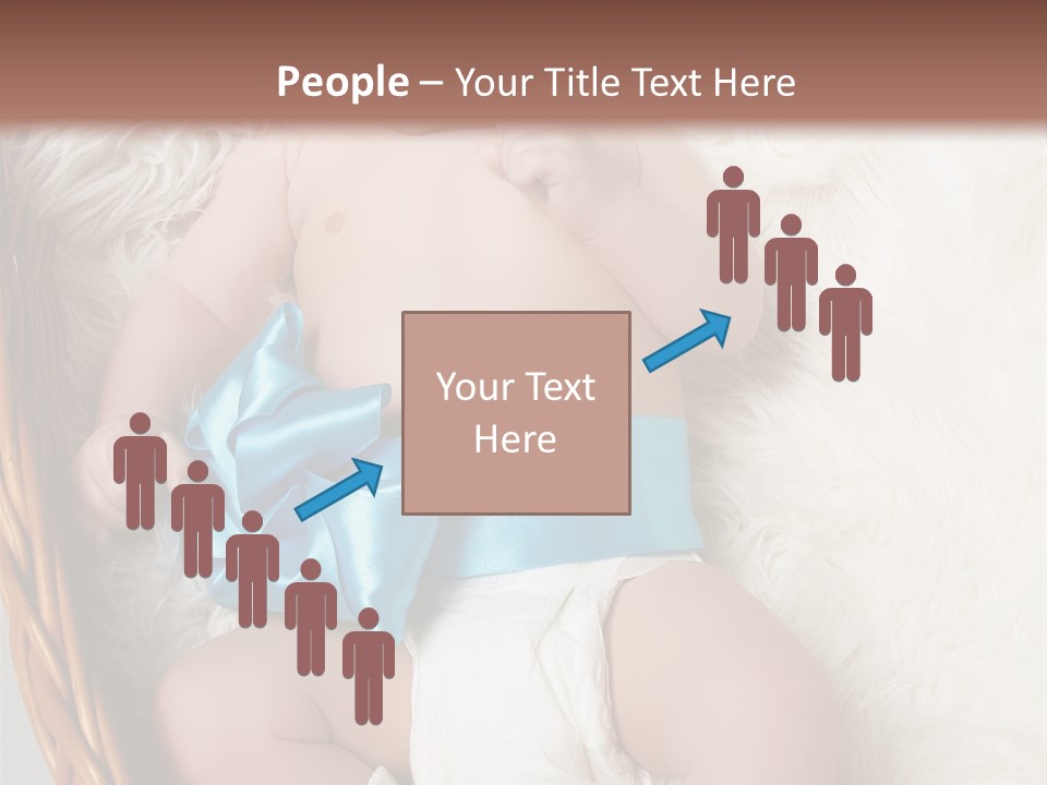 Child Fluffy Blue PowerPoint Template