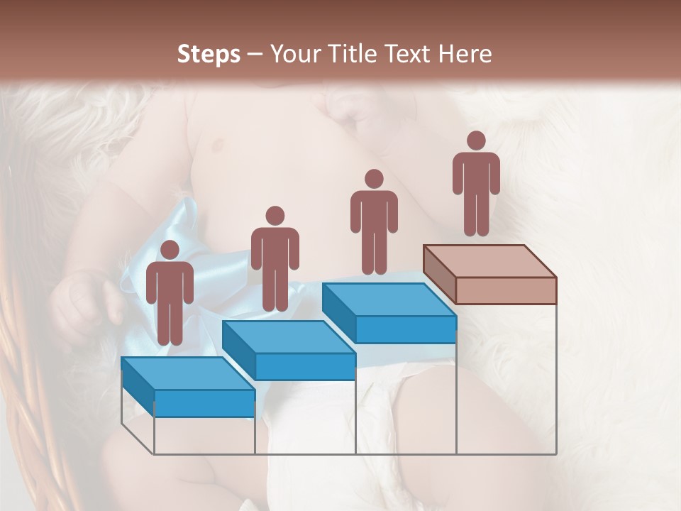 Child Fluffy Blue PowerPoint Template