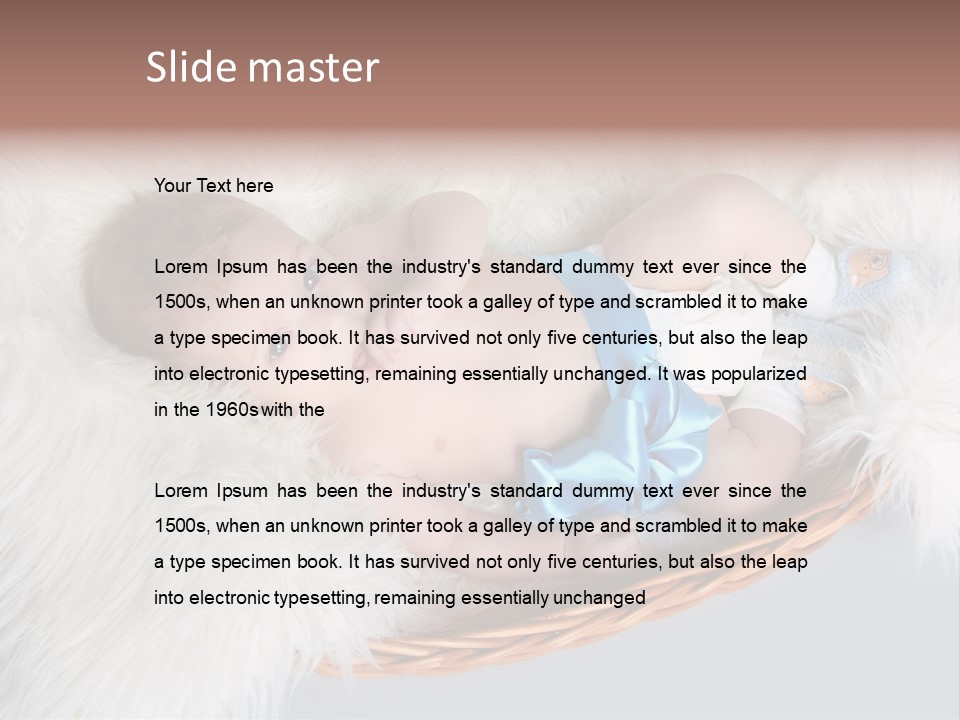 Lovely Love Bow PowerPoint Template