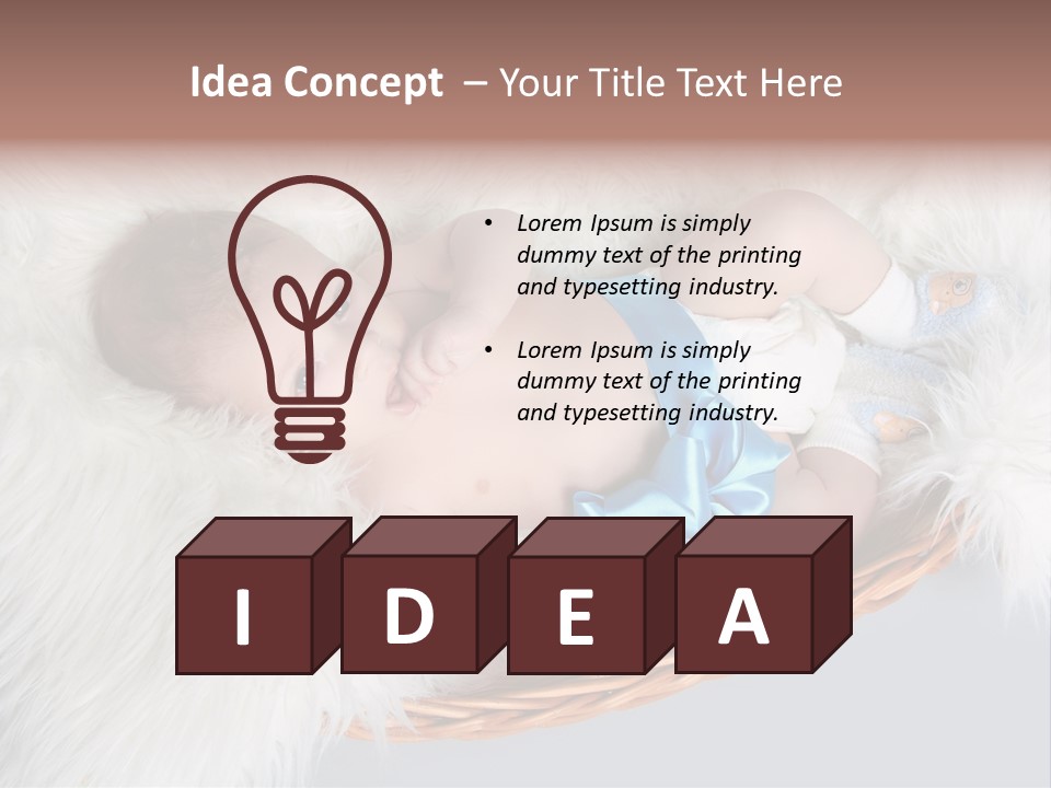 Lovely Love Bow PowerPoint Template