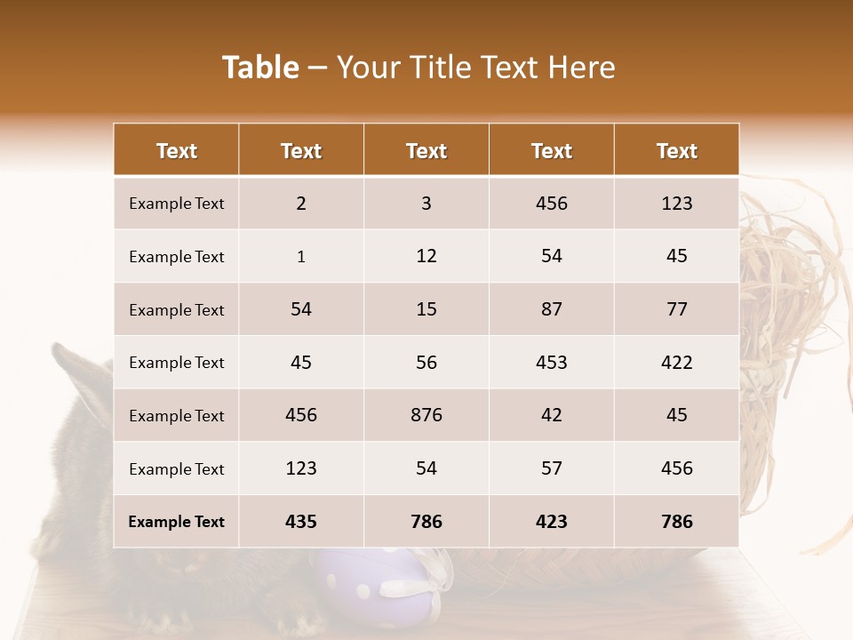 Seasonal Tradition April PowerPoint Template