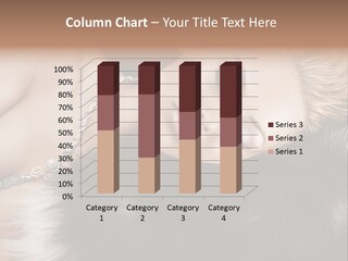 Caucasian Cheerful Posing PowerPoint Template