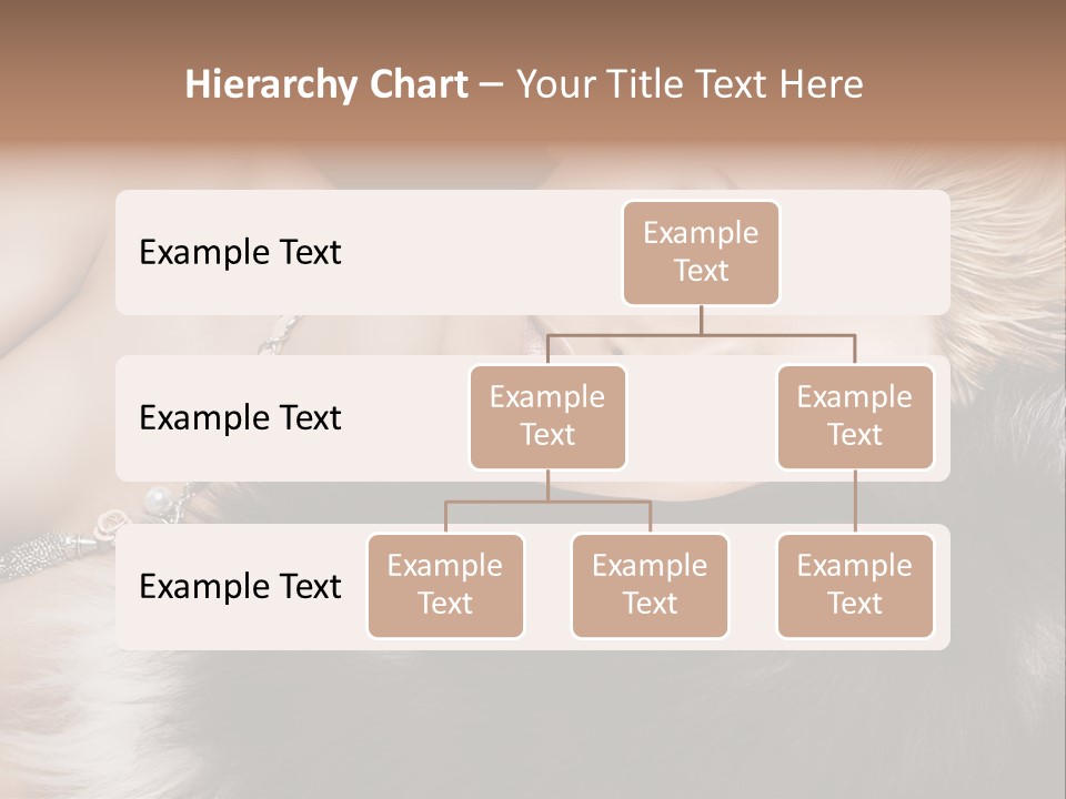 Caucasian Cheerful Posing PowerPoint Template