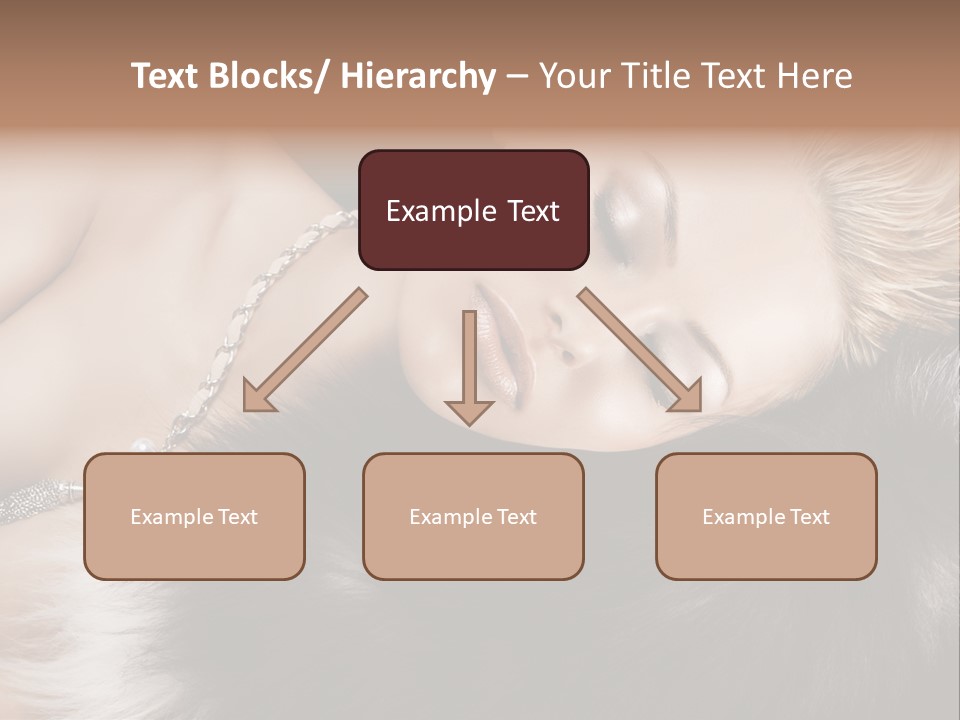 Caucasian Cheerful Posing PowerPoint Template