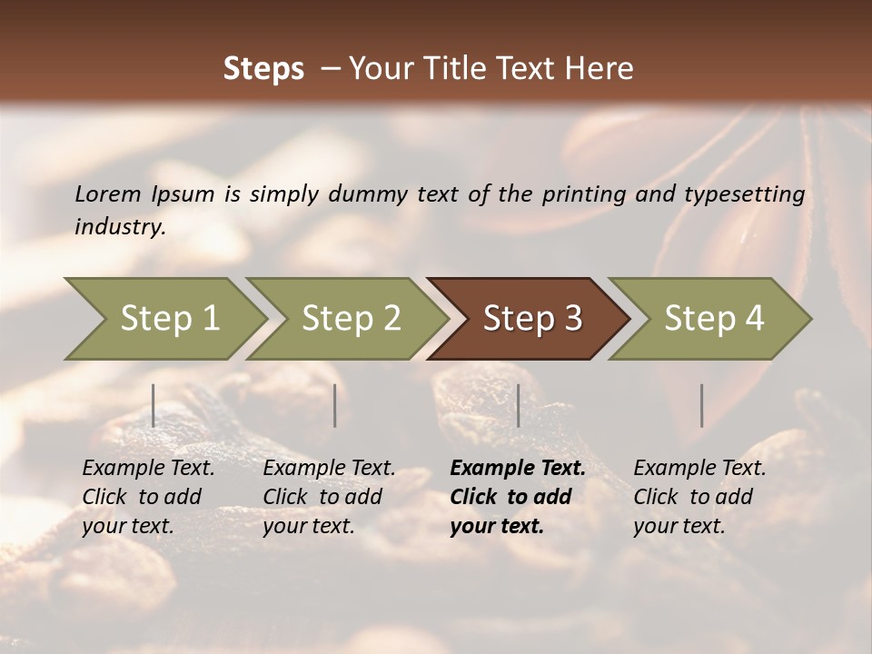 Sternanis Radikalf Nelken PowerPoint Template