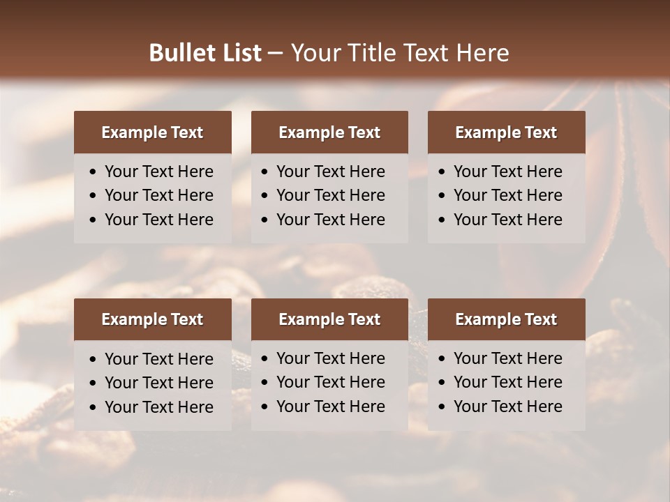 Sternanis Radikalf Nelken PowerPoint Template