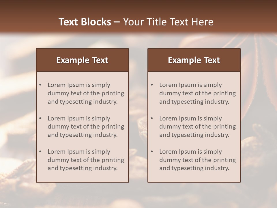 Sternanis Radikalf Nelken PowerPoint Template