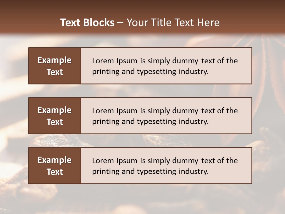 Sternanis Radikalf Nelken PowerPoint Template