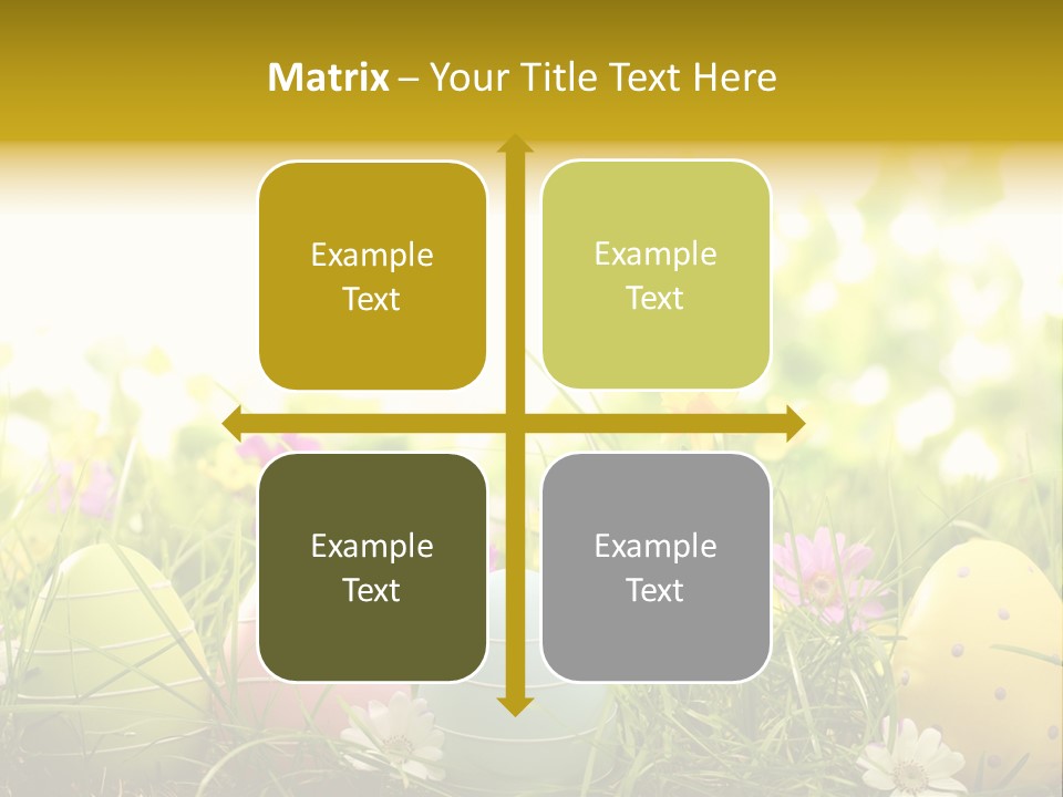 Eastereggs Horizontal Hide PowerPoint Template