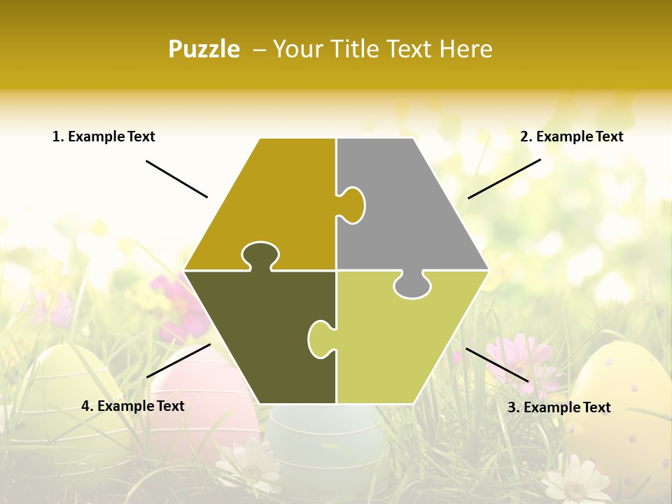 Eastereggs Horizontal Hide PowerPoint Template