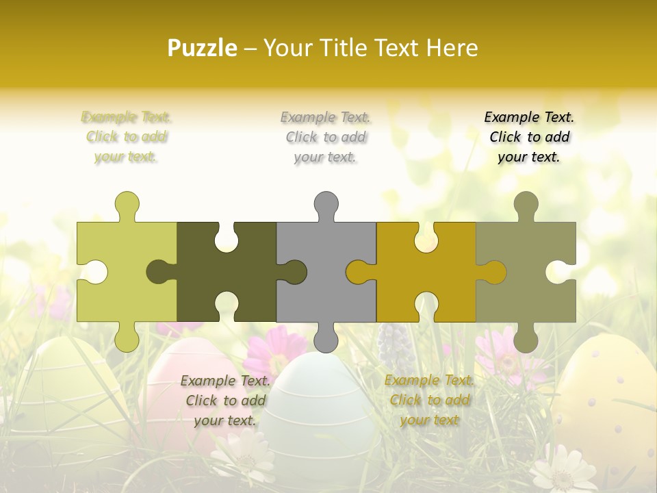 Eastereggs Horizontal Hide PowerPoint Template