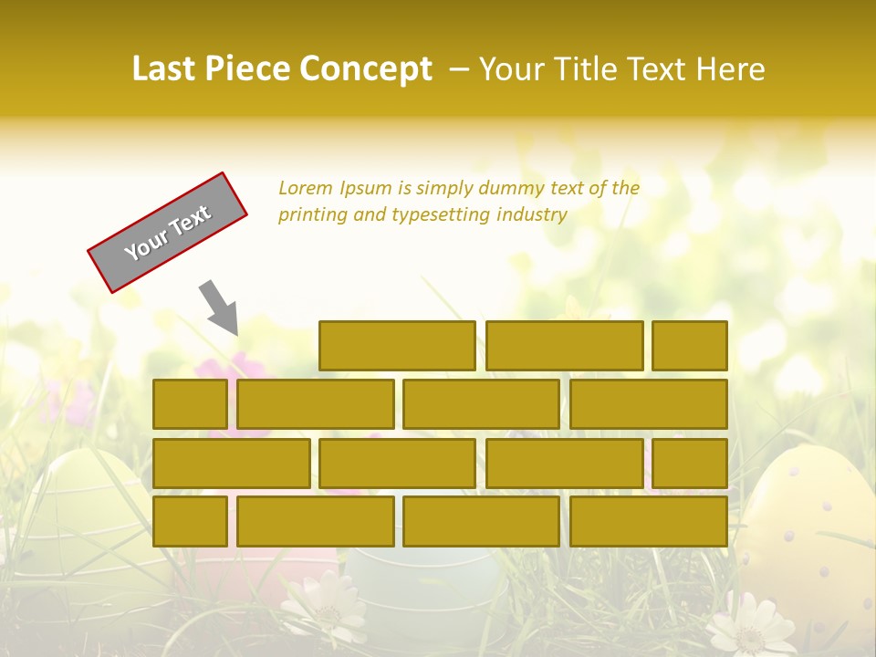 Eastereggs Horizontal Hide PowerPoint Template