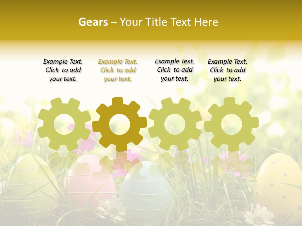 Eastereggs Horizontal Hide PowerPoint Template