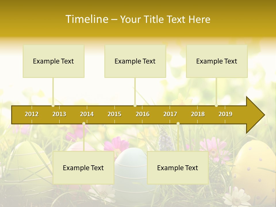 Eastereggs Horizontal Hide PowerPoint Template