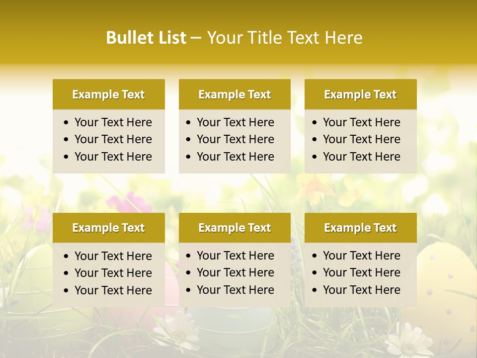 Eastereggs Horizontal Hide PowerPoint Template