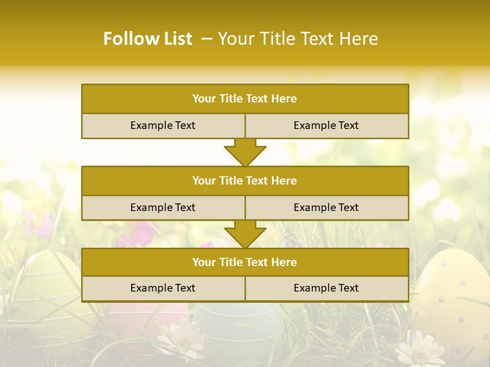 Eastereggs Horizontal Hide PowerPoint Template