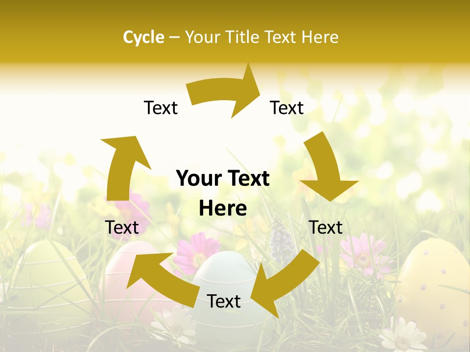 Eastereggs Horizontal Hide PowerPoint Template
