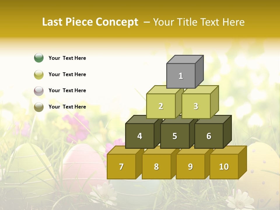 Eastereggs Horizontal Hide PowerPoint Template