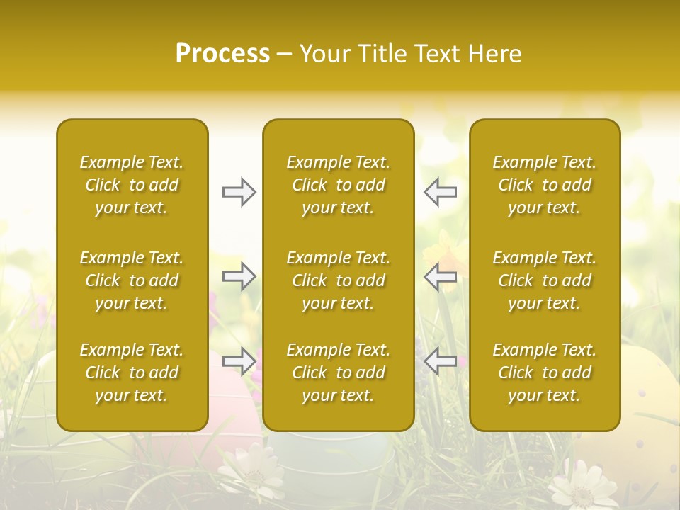 Eastereggs Horizontal Hide PowerPoint Template