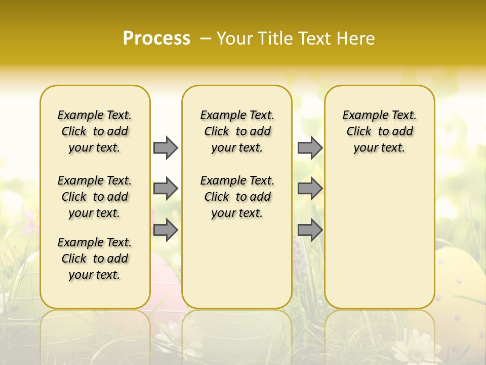 Eastereggs Horizontal Hide PowerPoint Template