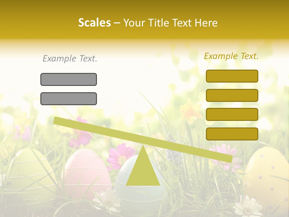 Eastereggs Horizontal Hide PowerPoint Template