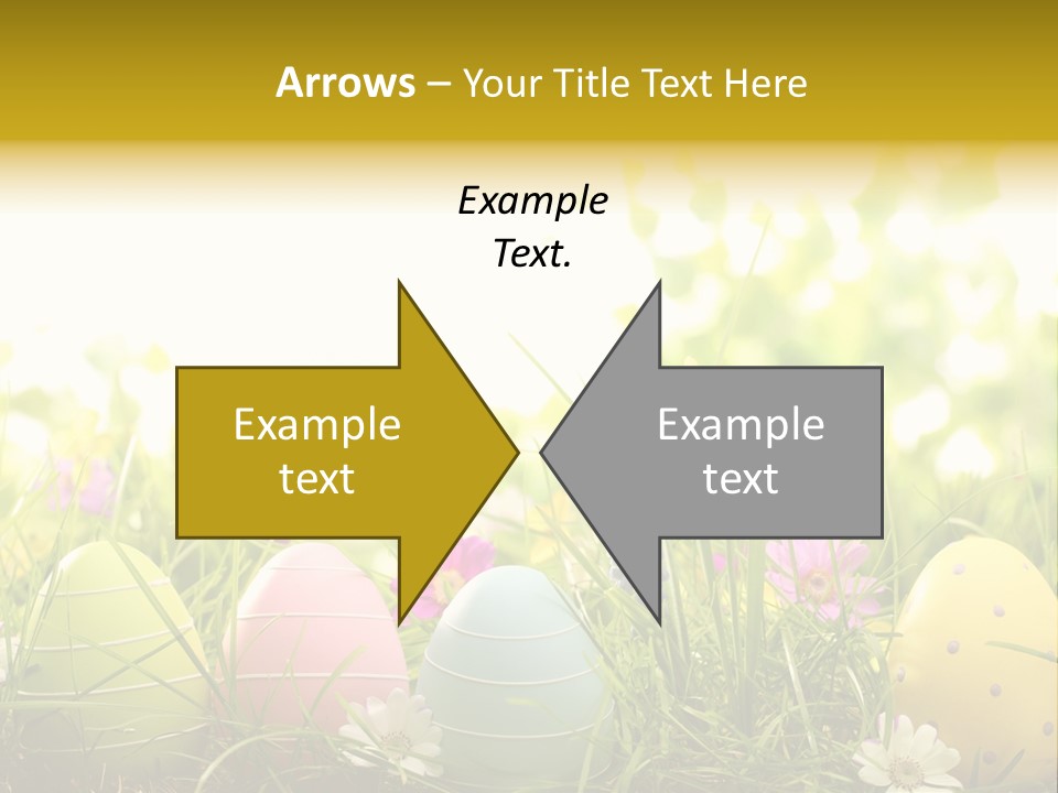 Eastereggs Horizontal Hide PowerPoint Template