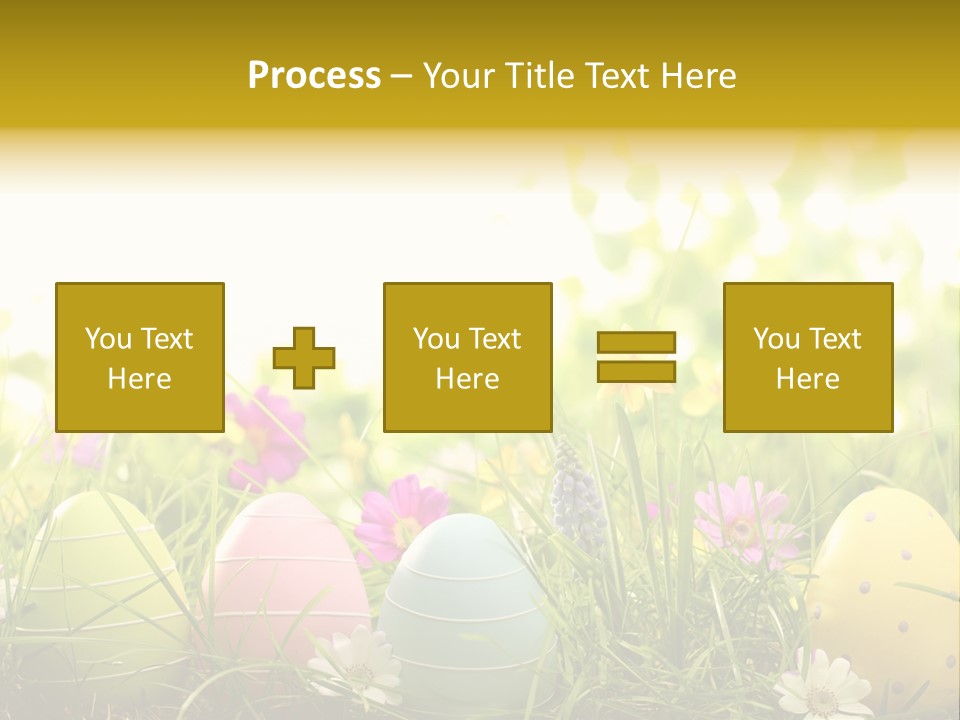 Eastereggs Horizontal Hide PowerPoint Template