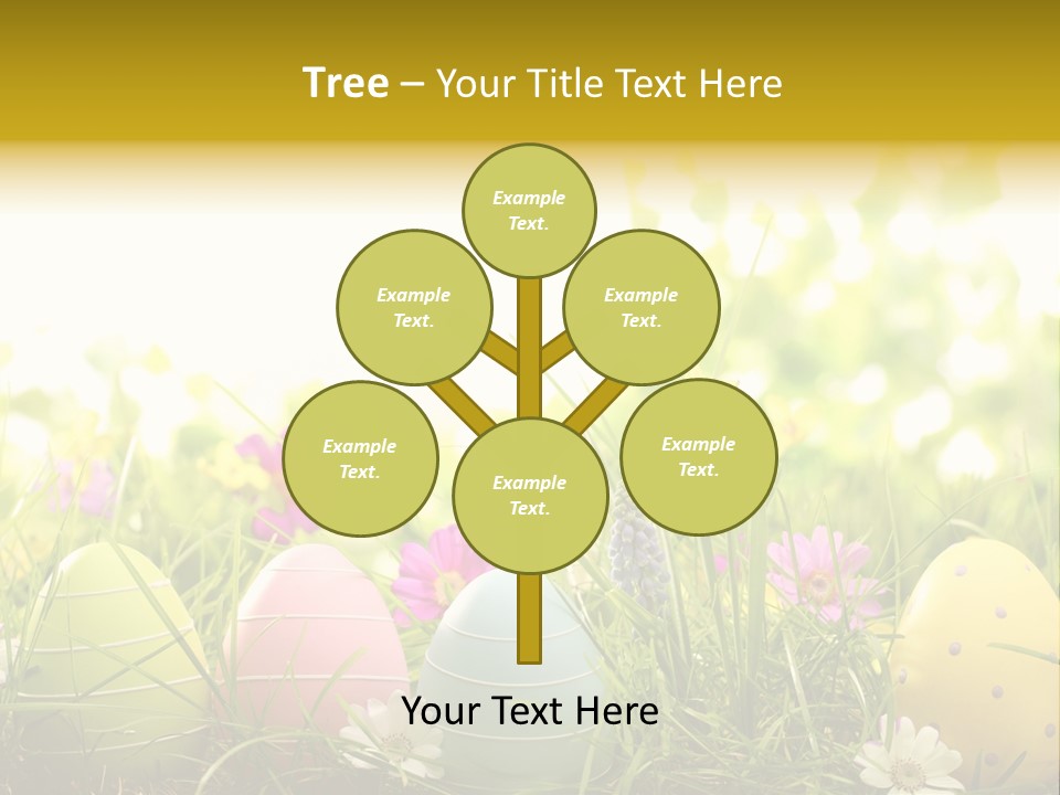 Eastereggs Horizontal Hide PowerPoint Template