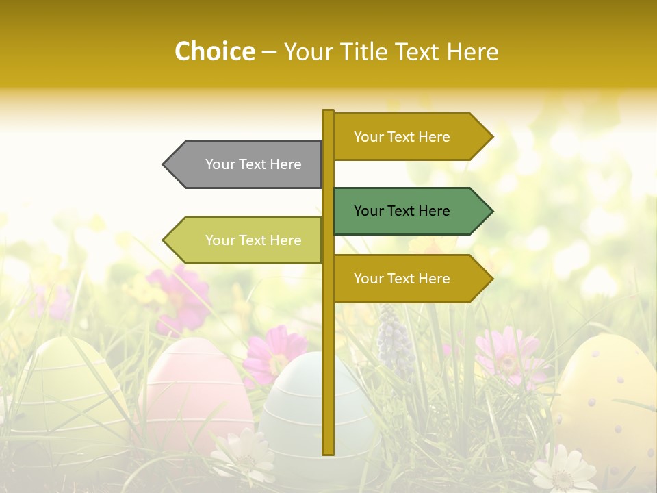 Eastereggs Horizontal Hide PowerPoint Template