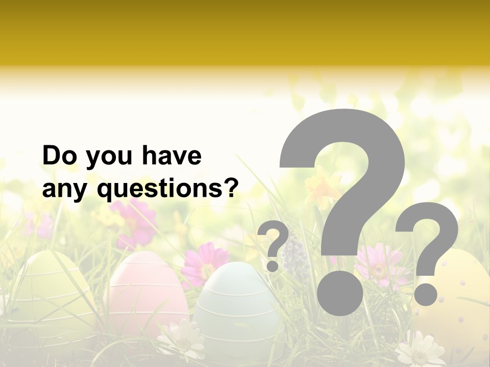 Eastereggs Horizontal Hide PowerPoint Template