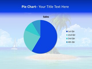 Palm Tree Nature Sunny PowerPoint Template