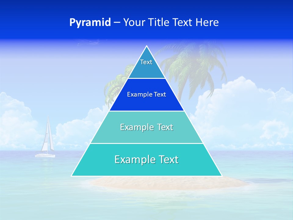 Palm Tree Nature Sunny PowerPoint Template