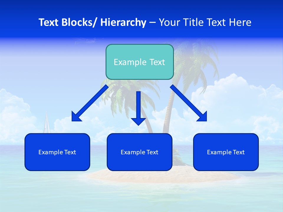 Palm Tree Nature Sunny PowerPoint Template