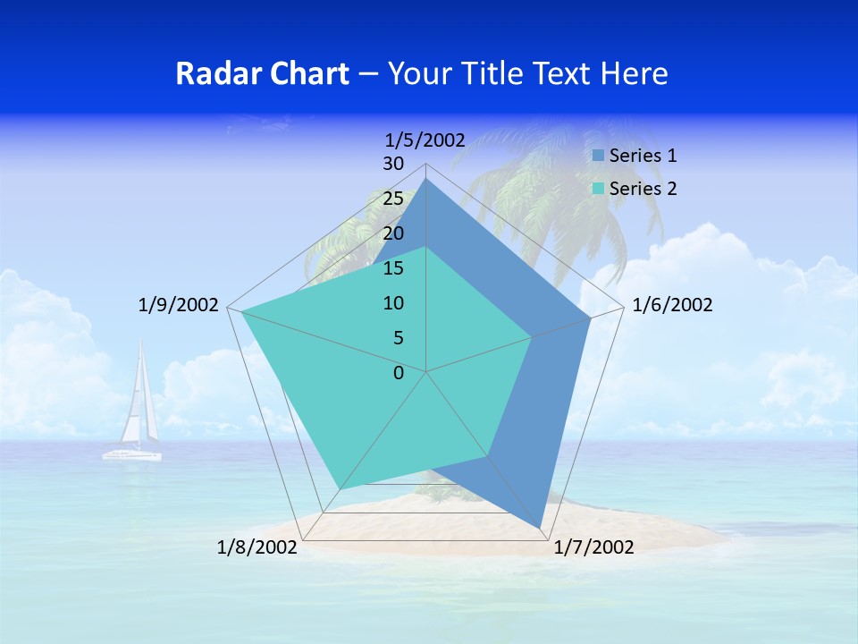 Palm Tree Nature Sunny PowerPoint Template